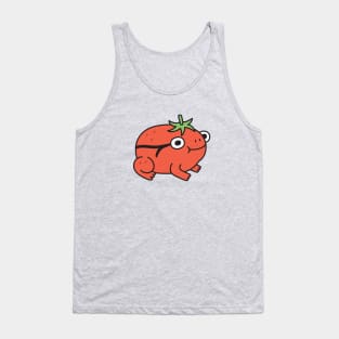 Cute Tomato Frog Doodle Tank Top